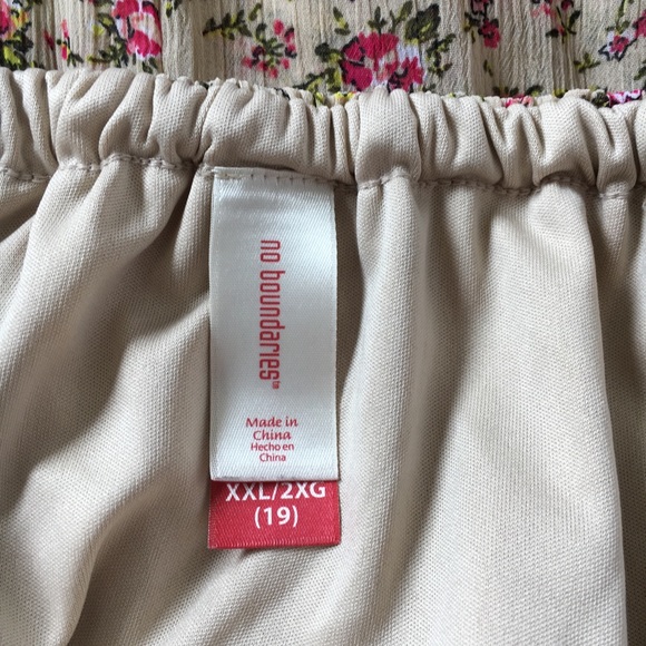 Delicate rose floral print maxi dress XX Lg - Picture 5 of 6